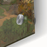 Romanticism Art: Wooden Belfry and Rustic Village Canvas Print