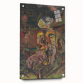 Emotive Expressionist Landscape - Departure Canvas Print in Bold Colors