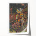 Emotive Expressionist Landscape - Departure Canvas Print in Bold Colors