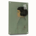 Modern Wall Art Print - Young Woman in Profile by Redon - Elegant Decor