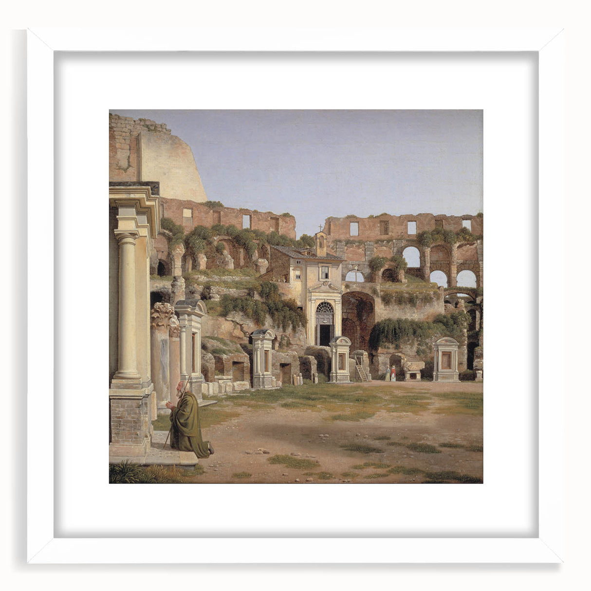 Realism Colosseum Art | Interior of the Colosseum by C.W. Eckersberg