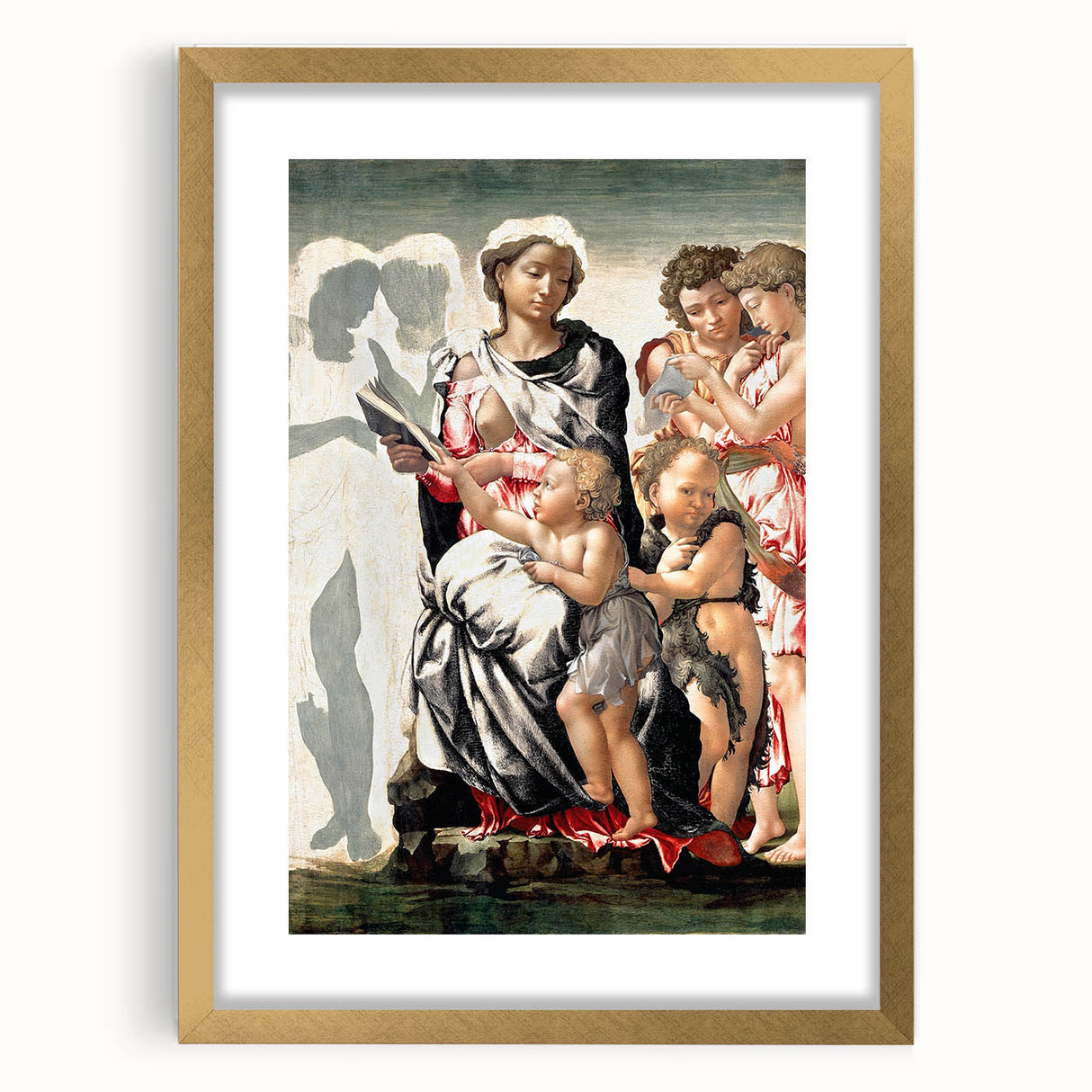 Michelangelo Buonarroti: Manchester Madonna Renaissance Print