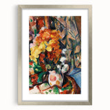 Impressionist Flower Vase Wall Art - Vibrant Floral Still Life Print