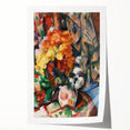 Impressionist Flower Vase Wall Art - Vibrant Floral Still Life Print