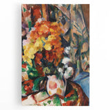 Impressionist Flower Vase Wall Art - Vibrant Floral Still Life Print