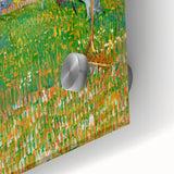 Impressionist Orchard Landscape - Vibrant Springtime Wall Art Print