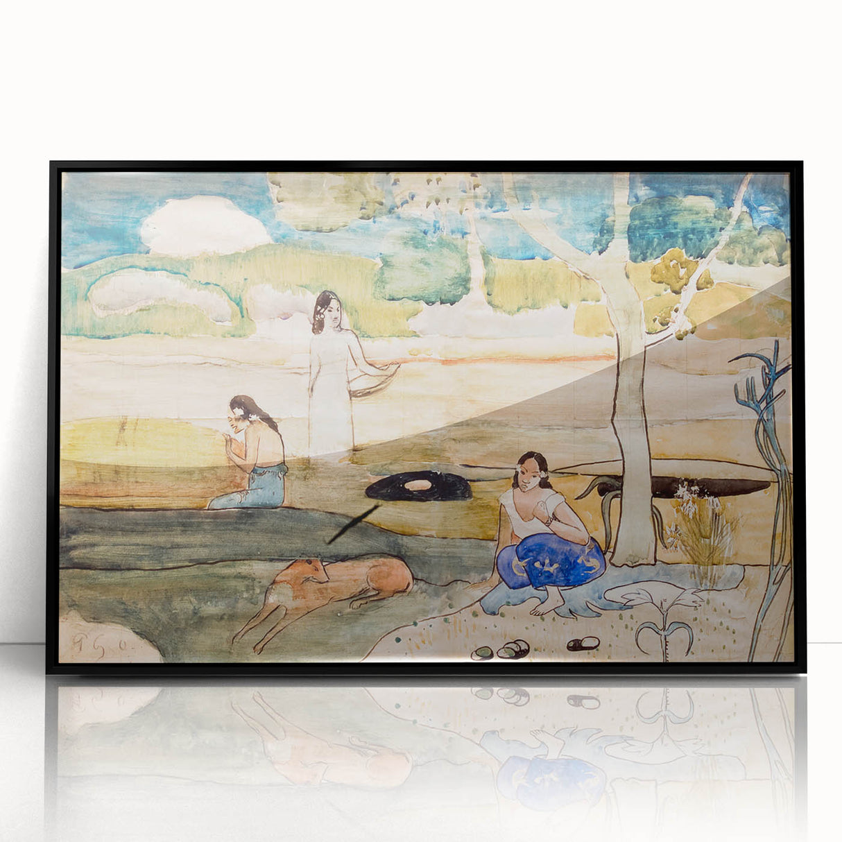 Tahiti Study" Modern Wall Art - Exotic Contemporary Decor