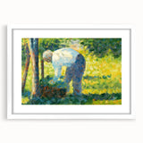 Impressionism Wall Art: The Gardener by Georges Seurat Print