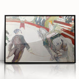 Equestrienne (At the Cirque Fernando)" Modern Wall Art - Captivating Contemporary Circus Decor