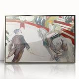 Equestrienne (At the Cirque Fernando)" Modern Wall Art - Captivating Contemporary Circus Decor