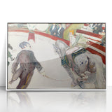 Equestrienne (At the Cirque Fernando)" Modern Wall Art - Captivating Contemporary Circus Decor