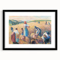 Impressionism Wall Art: The Gleaners by Camille Pissarro Print