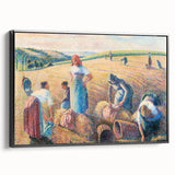 Impressionism Wall Art: The Gleaners by Camille Pissarro Print