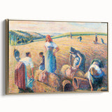 Impressionism Wall Art: The Gleaners by Camille Pissarro Print