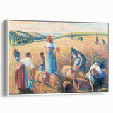 Impressionism Wall Art: The Gleaners by Camille Pissarro Print