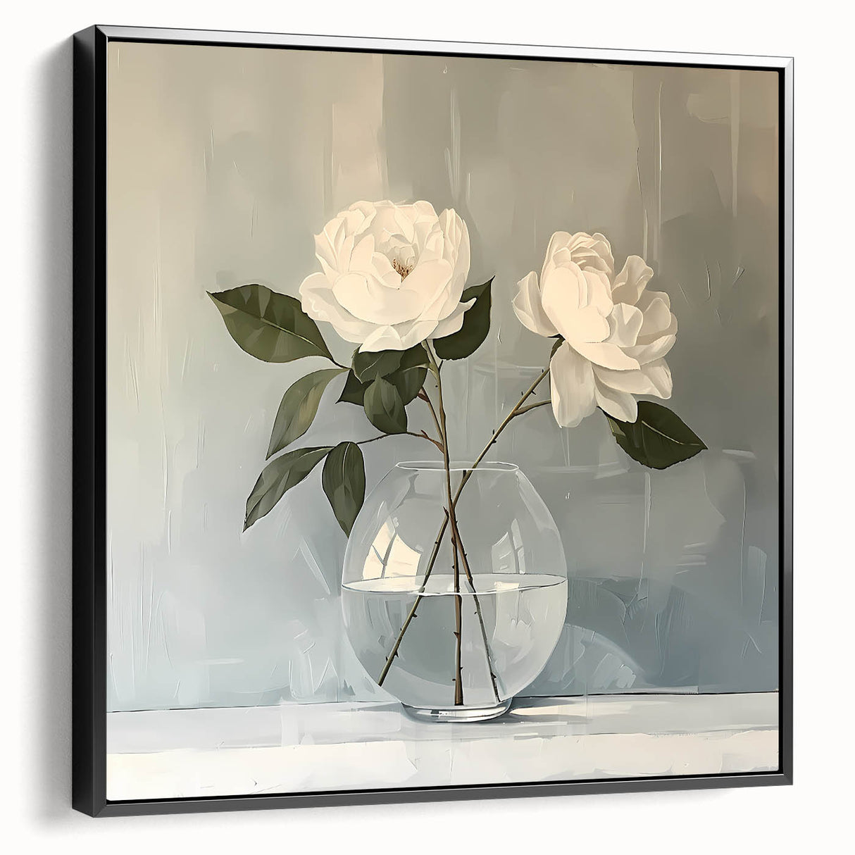 Elegant Dining Room Wall Art – Modern Floral Canvas & Prints