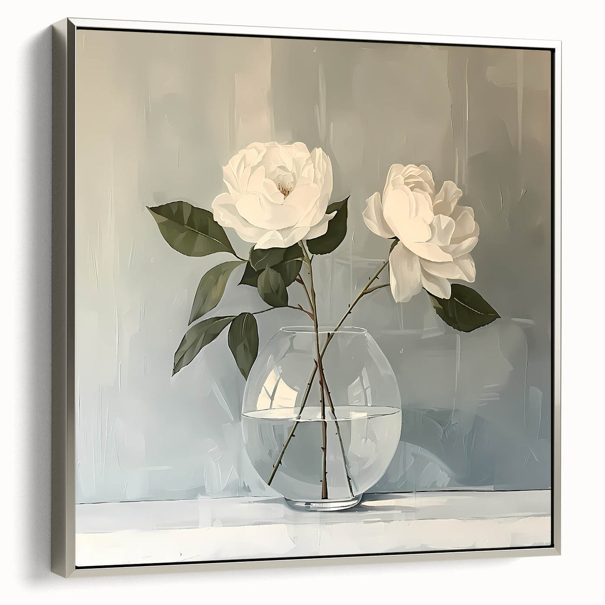 Elegant Dining Room Wall Art – Modern Floral Canvas & Prints