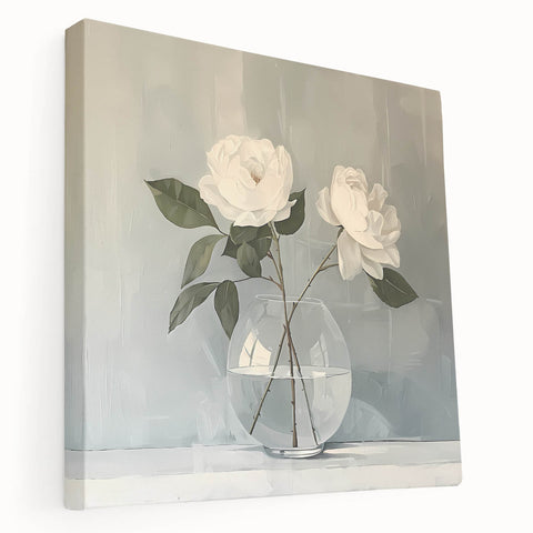 Elegant Dining Room Wall Art – Modern Floral Canvas & Prints