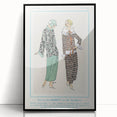 Vintage Art Deco Wall Art - Très Parisien Fashion Illustration 1923