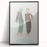 Vintage Art Deco Wall Art - Très Parisien Fashion Illustration 1923