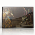Classic Baroque Art Print - Dramatic Scene with Regal Elegance