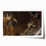 Classic Baroque Art Print - Dramatic Scene with Regal Elegance
