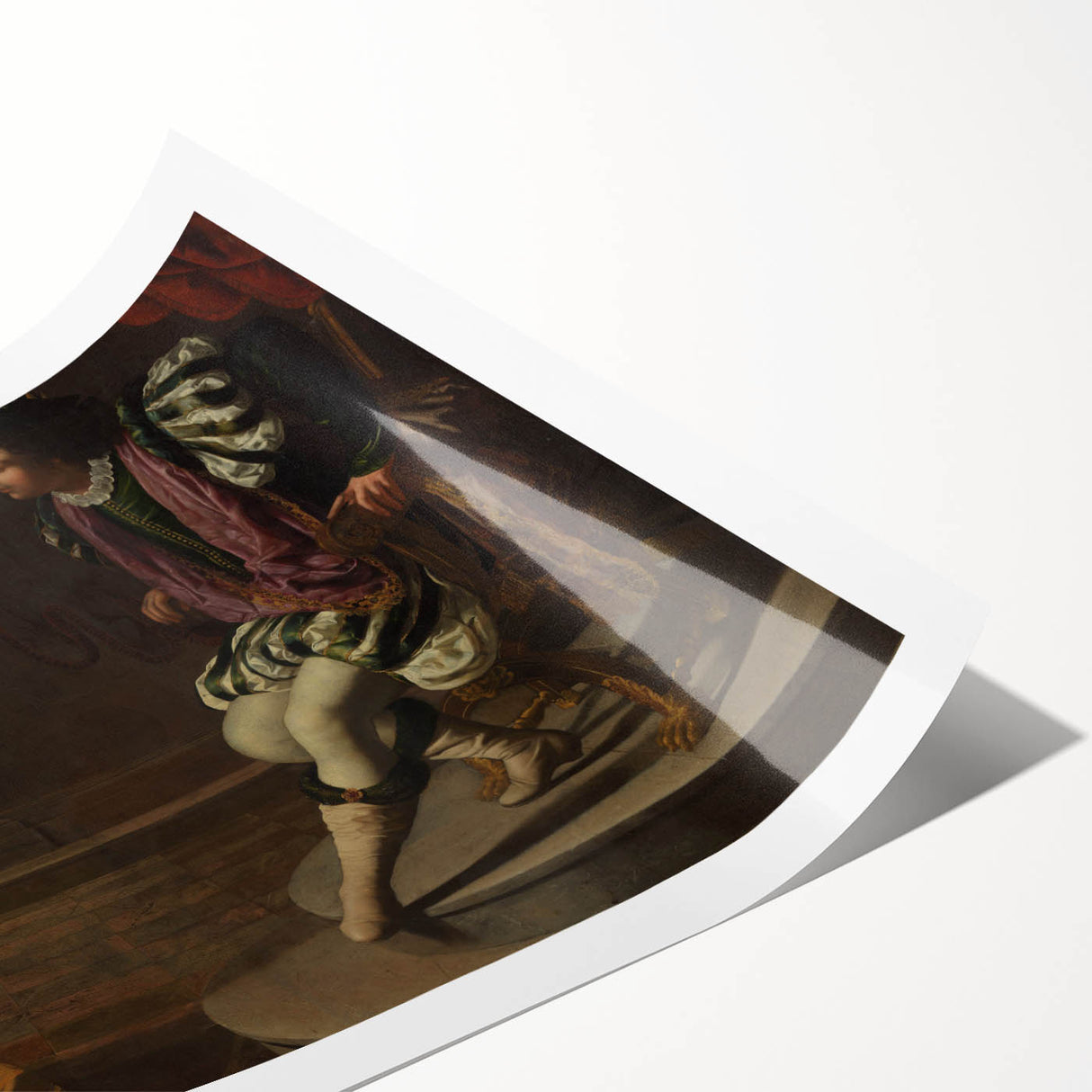 Classic Baroque Art Print - Dramatic Scene with Regal Elegance