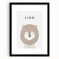 Lion Acrylic Nursery Art - Baby Room Wall Decor for Kids