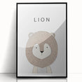 Lion Acrylic Nursery Art - Baby Room Wall Decor for Kids