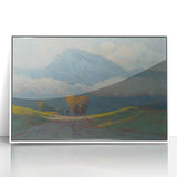 Modern Wall Art Print - Hay Weighing by Csordák - Tranquil Landscape Decor