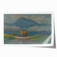 Modern Wall Art Print - Hay Weighing by Csordák - Tranquil Landscape Decor