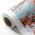 Art deco poster of spring scene with pastel shades on rolled canvas, ideal for nursery wall art.
