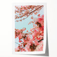 Rolled canvas print of spring-themed floral art in pastel shades, ideal for art wall dining room or classy bathroom wall art.