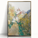 Impressionist Village Scene - Dr. Gachet’s House by Cézanne Print