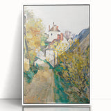 Impressionist Village Scene - Dr. Gachet’s House by Cézanne Print