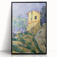 Impressionist Landscape Art - The Cracked House by Paul Cézanne Print