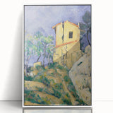 Impressionist Landscape Art - The Cracked House by Paul Cézanne Print