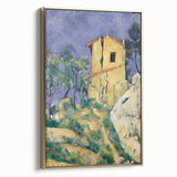 Impressionist Landscape Art - The Cracked House by Paul Cézanne Print