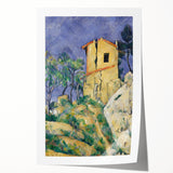 Impressionist Landscape Art - The Cracked House by Paul Cézanne Print