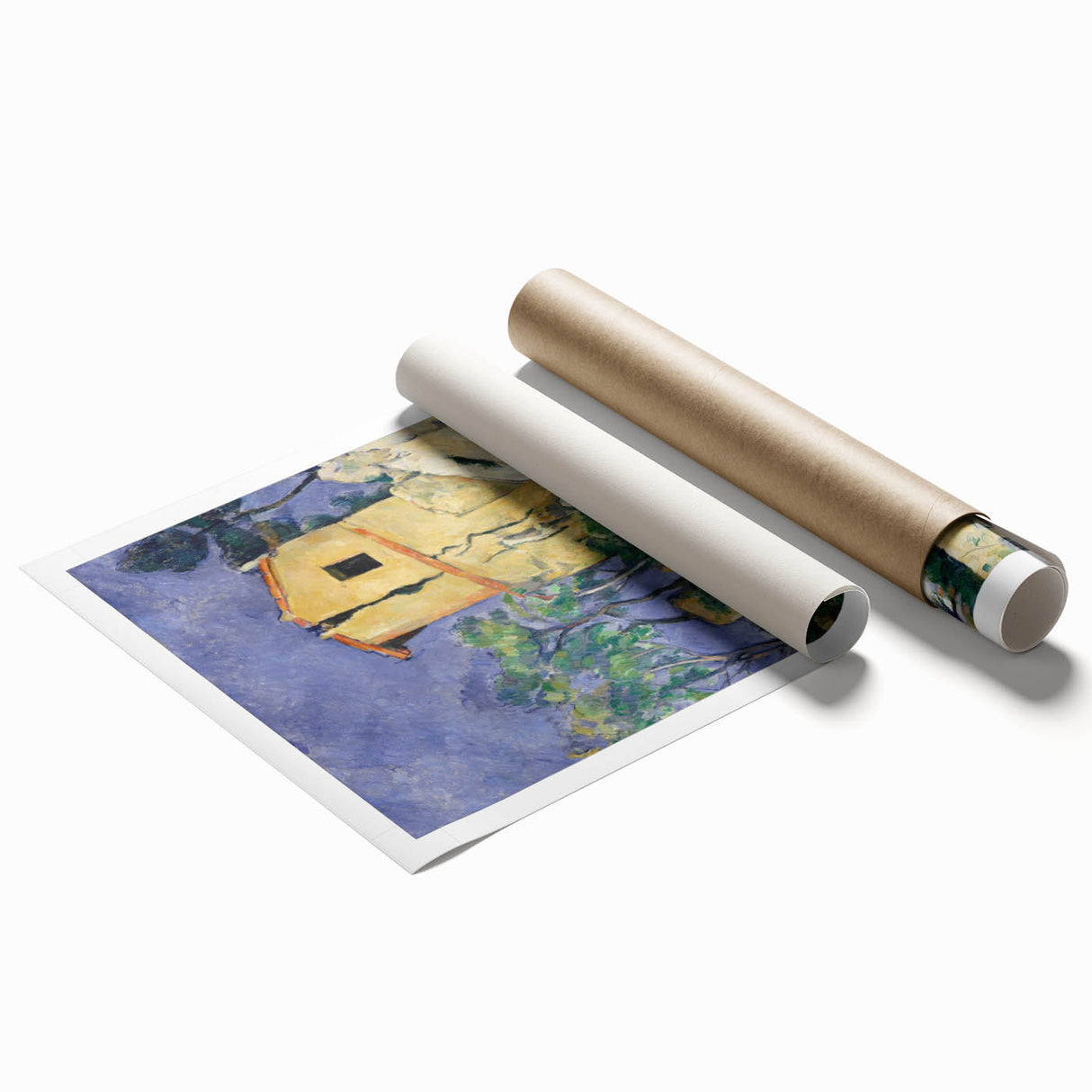 Impressionist Landscape Art - The Cracked House by Paul Cézanne Print