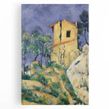 Impressionist Landscape Art - The Cracked House by Paul Cézanne Print