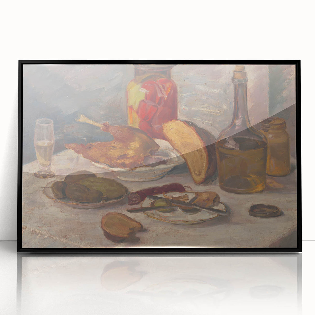 Banquet Still Life" Modern Wall Art - Elegant Contemporary Kitchen Decor