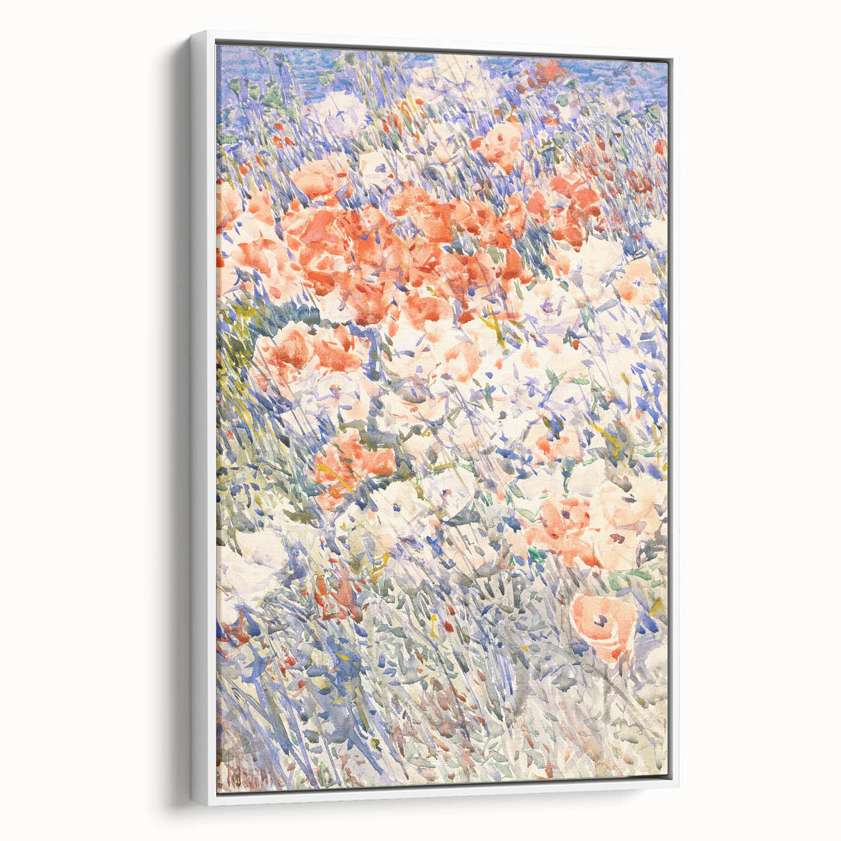 Impressionist Floral Meadow - The Island Garden by Childe Hassam Print