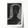 Modern Wall Art - Bold Monochrome Portrait for Minimalist Spaces