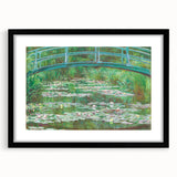Impressionism Wall Art: The Japanese Footbridge by Claude Monet