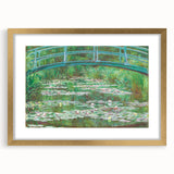 Impressionism Wall Art: The Japanese Footbridge by Claude Monet