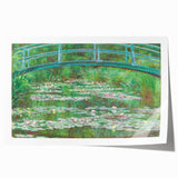 Impressionism Wall Art: The Japanese Footbridge by Claude Monet