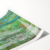 Impressionism Wall Art: The Japanese Footbridge by Claude Monet