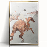 Impressionist Jockey Scene - The Jockey by Toulouse-Lautrec Print