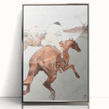 Impressionist Jockey Scene - The Jockey by Toulouse-Lautrec Print
